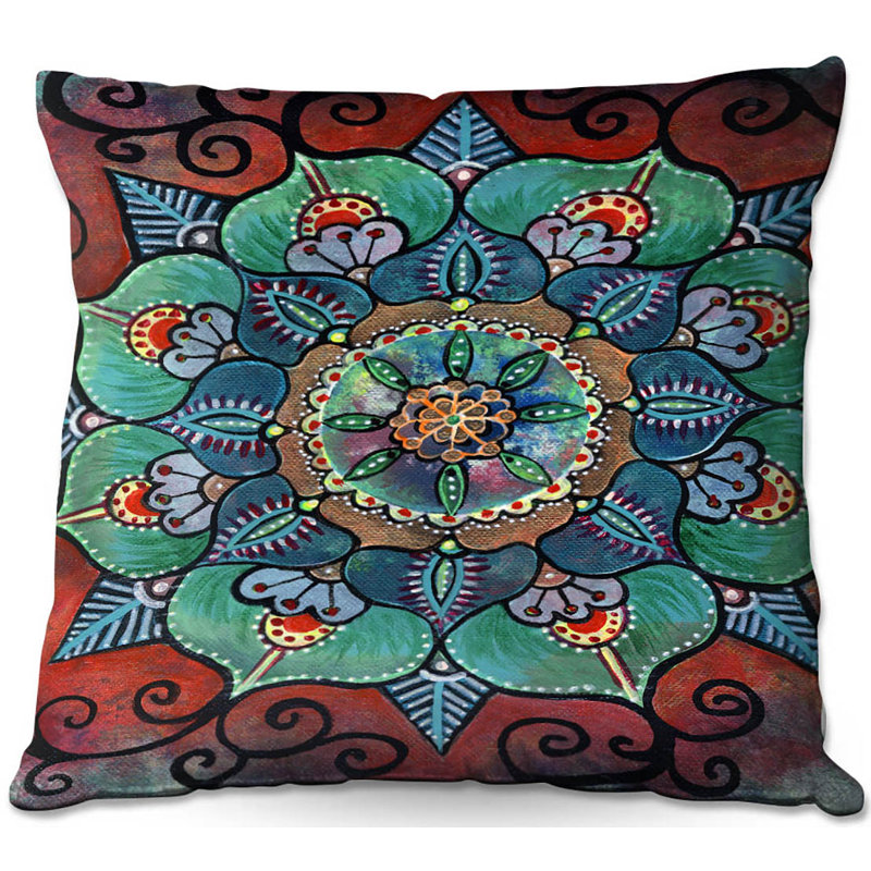 East Urban Home Couch Mandala 2 Throw Pillow Wayfair