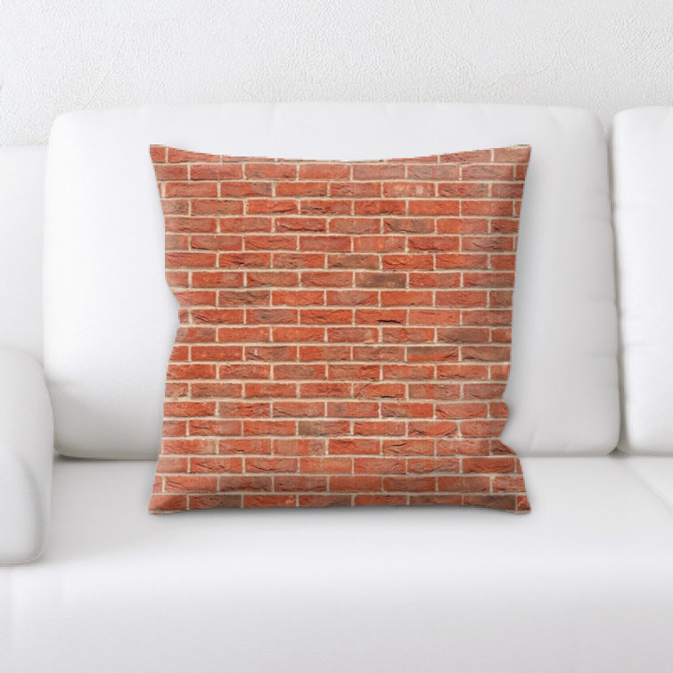 the brick throw pillows