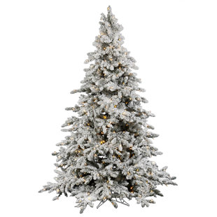 flocked utica 10 green fir artificial christmas tree with 1250 led warm white lights with stand - Wayfair Christmas flocked utica 10 green fir artificial christmas tree with 1250 led warm white lights with stand - Wayfair Christmas
