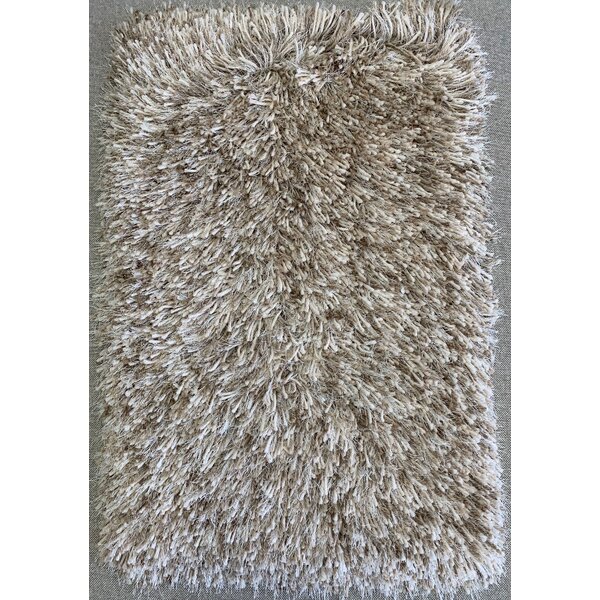 Trule Chisdock Handmade Shag Beige Area Rug Wayfair