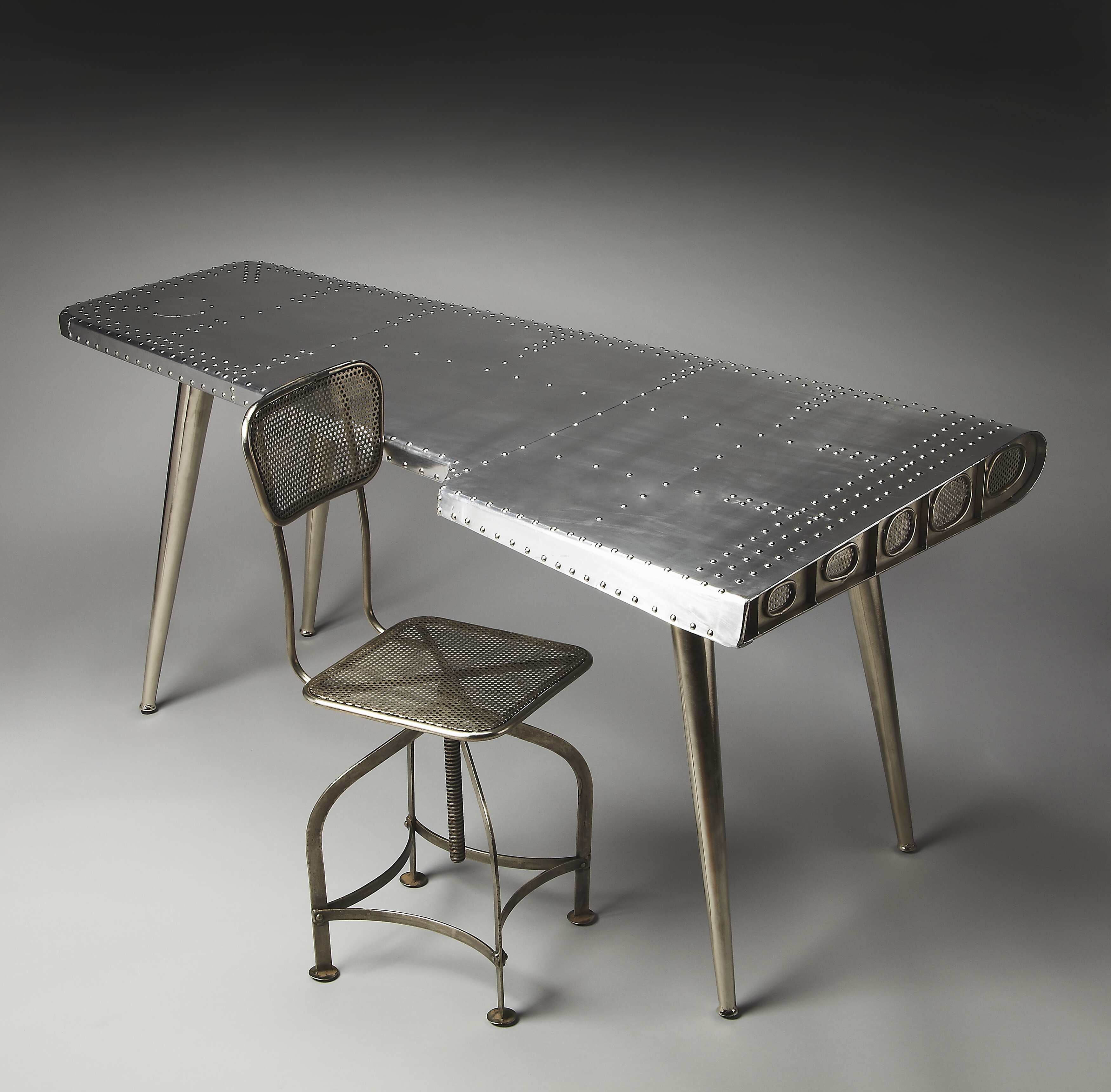 metal rivet desk