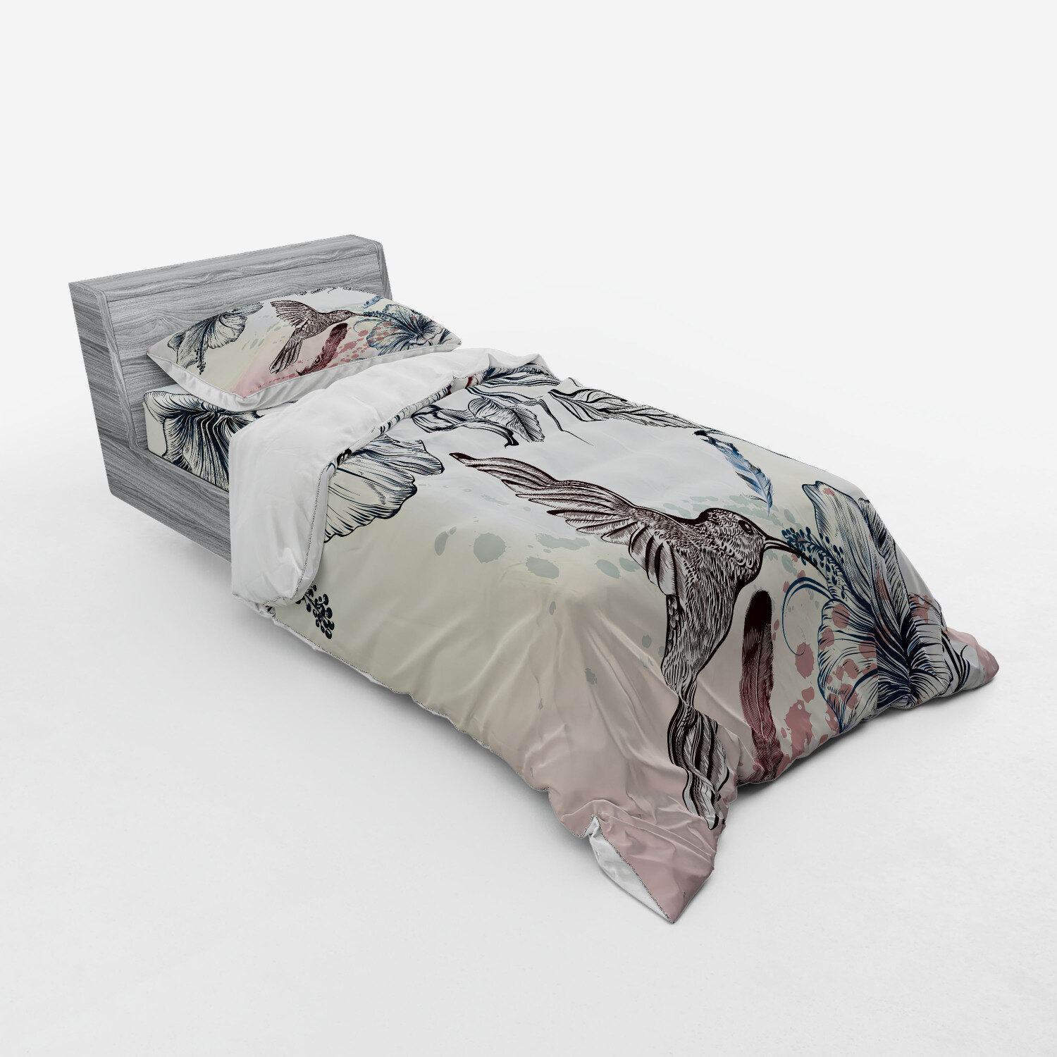 East Urban Home Hummingbird Duvet Cover Set Wayfair