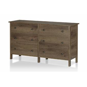 George Oliver Householder 6 Drawer Double Dresser Reviews Wayfair