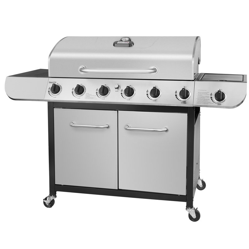 Royal Gourmet Classic 6 Burner Stainless Propane Gas Grill With