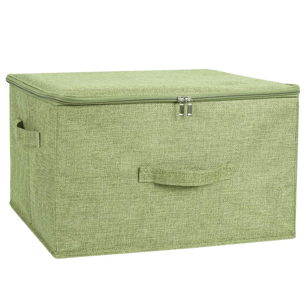 Large Folding Storage Box Cotton Linen Fabric Kids Toys Organizer Container Bins