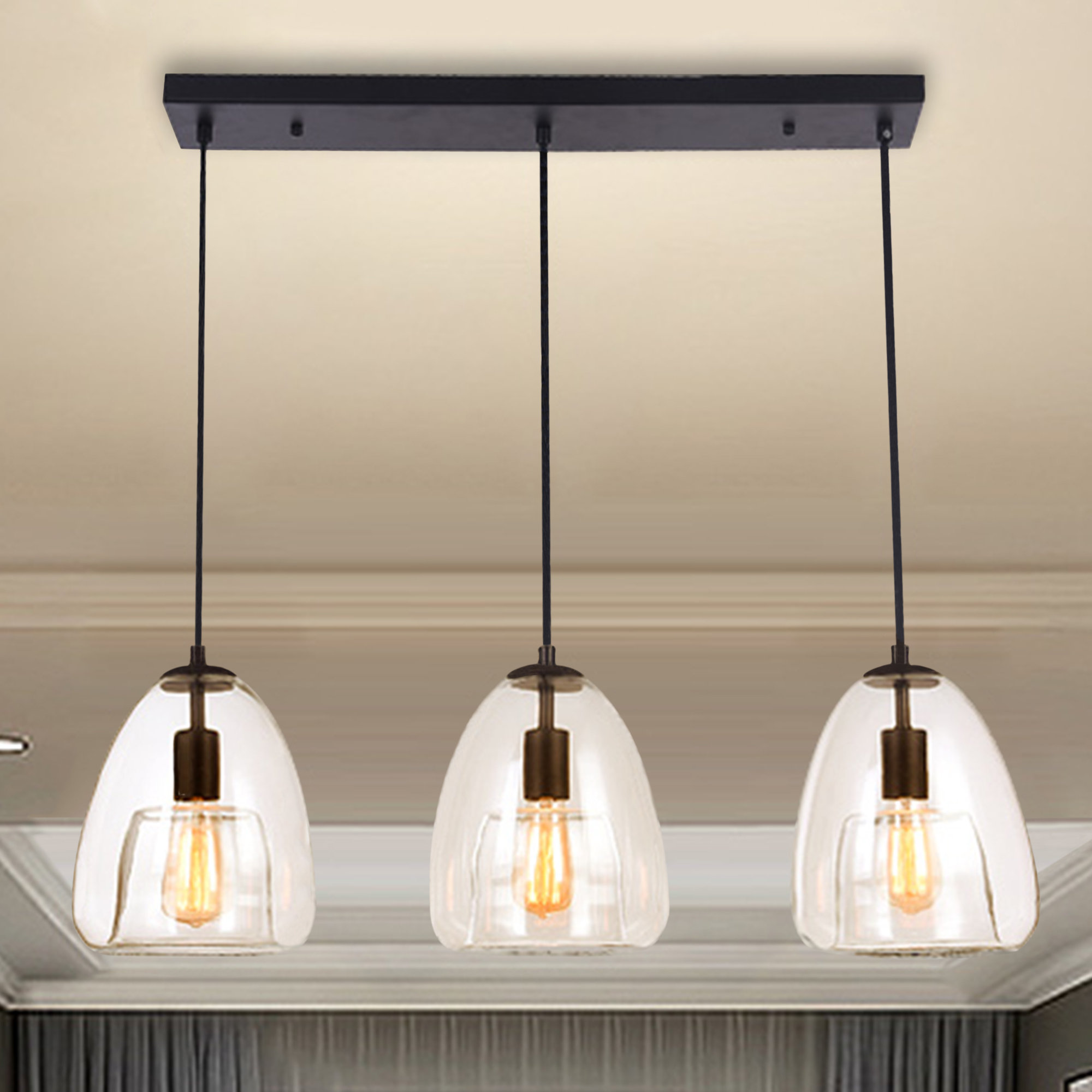 Landin 3 Light Kitchen Island Pendant Landin 3 Light Kitchen Island Pendant