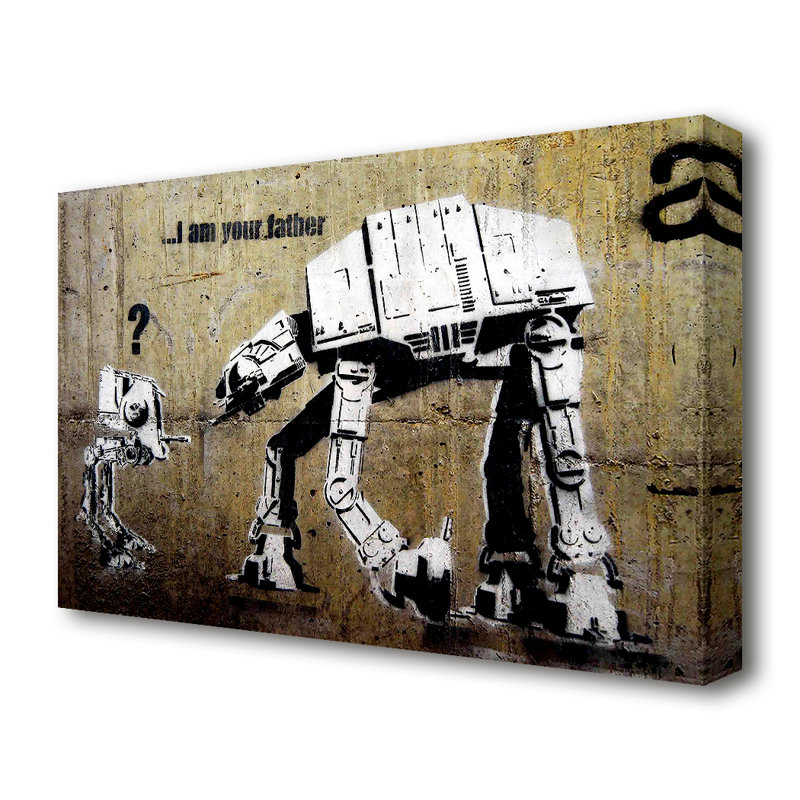 East Urban Home 'Atat I Am Your Father Banksy' Graphic Art ...