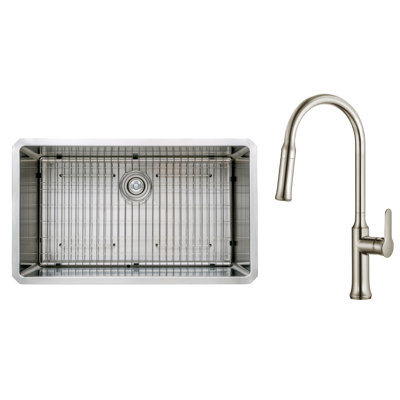 Undermount Kitchen Sinks And Faucets kraus 32" x 19" undermount kitchen sink with faucet and soap Undermount Kitchen Sinks And Faucets kraus 32" x 19" undermount kitchen sink with faucet and soap