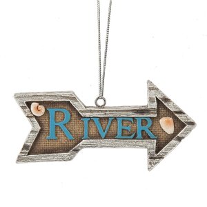 River Arrow Hanging Figurine