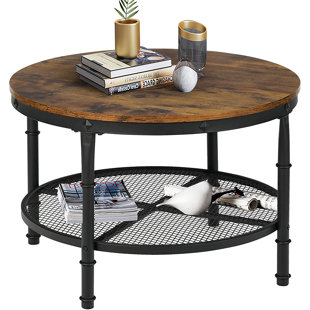 Details about   Coffee Table Solid Reclaimed Wood Round End Side Living Room Stand 