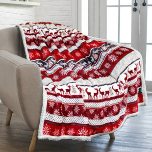 Plush Pattern Blanket Wayfair