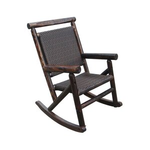 Char-Log Rattan Single Rocking Chair