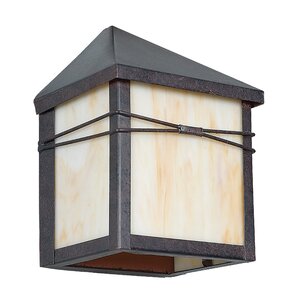 Mission 1-Light Outdoor Flush Mount