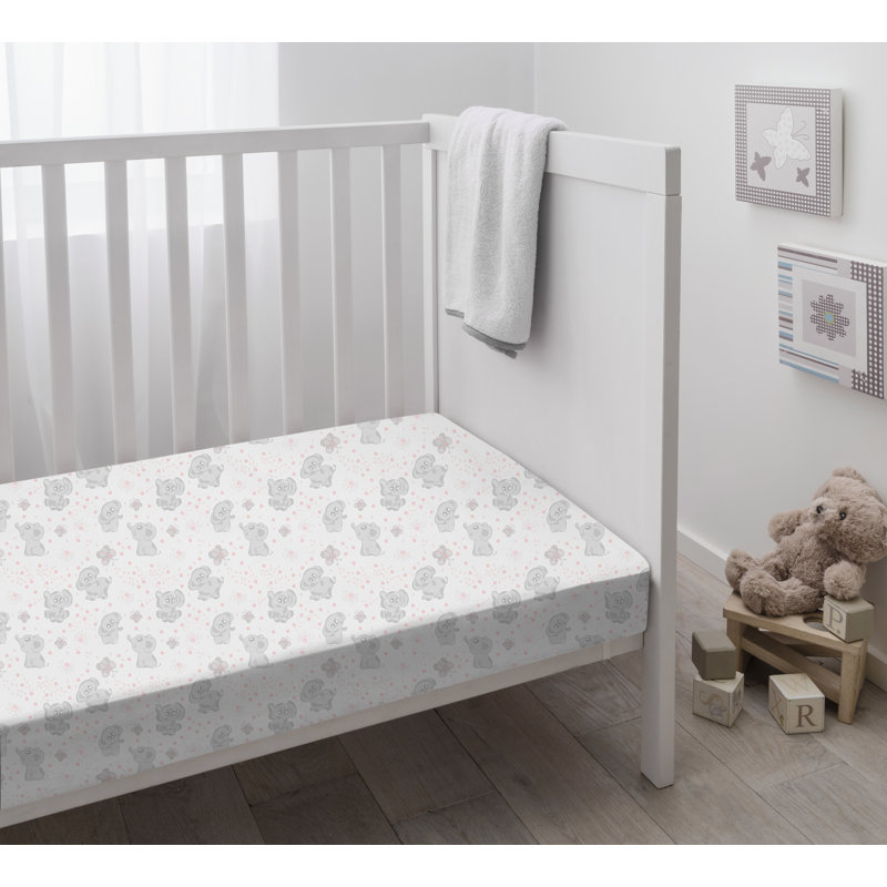Harriet Bee Beene 1 Pack Cotton Fitted Crib Sheet Giraffe