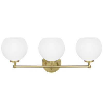 3 - Light Gold Vanity Light