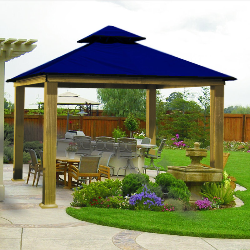 Riverstone Industries Corporation Acacia 14 Ft W X 14 Ft D Aluminum Patio Gazebo Reviews Wayfair Bei wayfair.de findest du möbel und dekoration für den garten sowie grills, beleuchtung, pflanzenzubehör und vieles mehr. acacia 14 ft w x 14 ft d aluminum patio gazebo