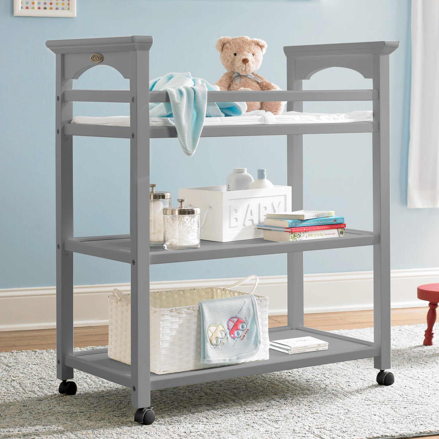 Graco Lauren Changing Table with Pad & Reviews Wayfair