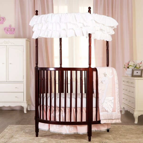 Dream On Me Sophia 2-in-1 Round Convertible Crib & Reviews ...