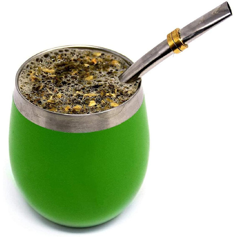 STANLEY Double Wall Stainless Steel Yerba Mate Gourd 8 oz 