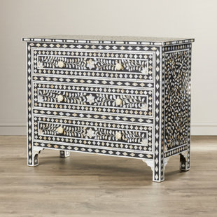 Go to store & view more images Irvington Traditional 3 Drawer Accent Chest by Bungalow Rose