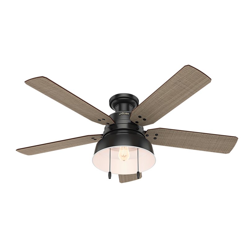 Hunter Fan 52 Mill Valley 5 Blade Ceiling Fan Light Kit Included