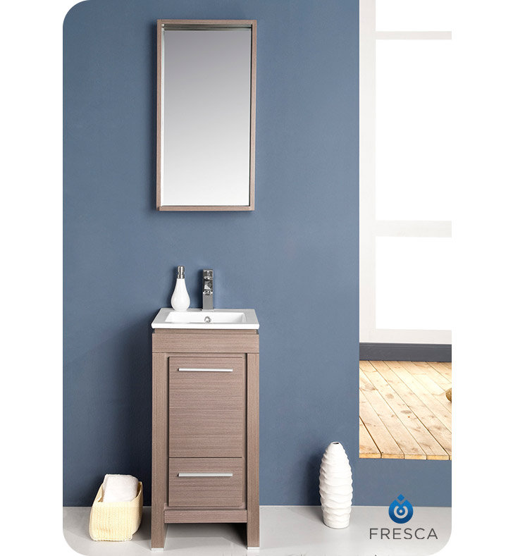 16 Bathroom Vanity fresca allier 16" single small modern bathroom vanity set with 16 Bathroom Vanity fresca allier 16" single small modern bathroom vanity set with