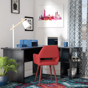 Go to store & view more images Conkling L-Shaped Writing Desk by Ebern Designs