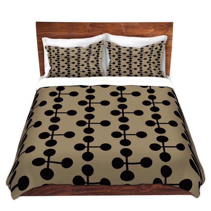 East Urban Home Mid Century Dottie Duvet Cover Set Wayfair