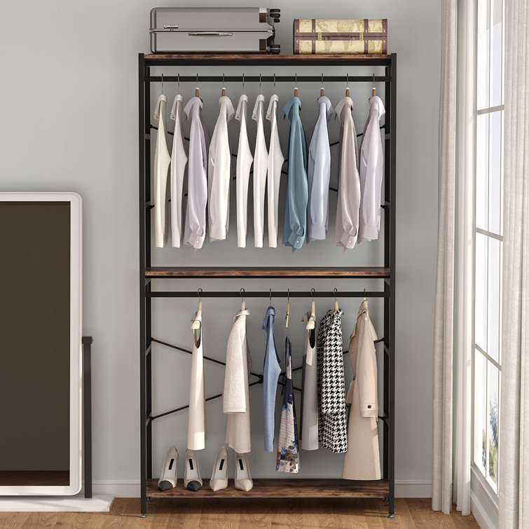Latitude Run Merissa 47 W Closet System Corner Systems Reviews Wayfair