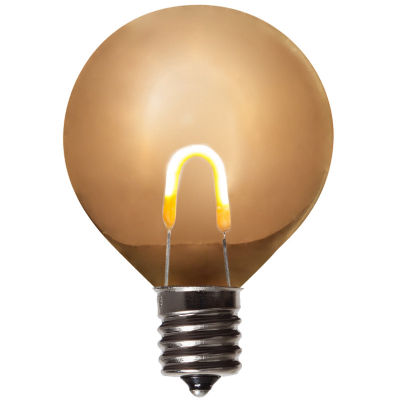 76843 1w E17 Globe Light Bulb Amber 76843 1w E17 Globe Light Bulb Amber