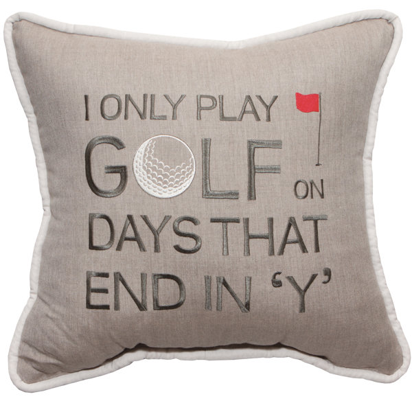 golf throw pillows
