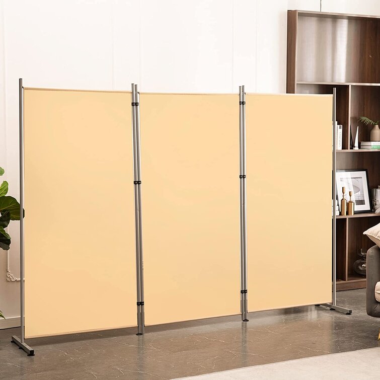 Black Room Divider 4 Panel Wood Screen 6FT Room Screen Divider with Woven Design Folding Privacy Screens Portable Mesh Handwoven Room Partitions and Dividers Freestanding for Home Office Bedroom