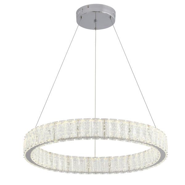 Lamps Lighting Ceiling Fans Adjustable Led 3 Rings Chandelier