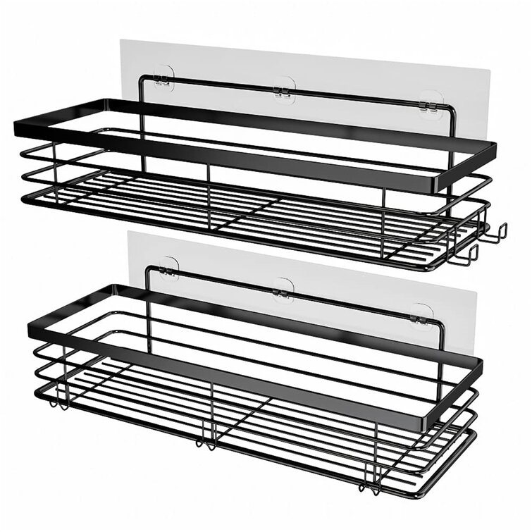 Rebrilliant Oxley Adhesive Stainless Steel Shower Shelf | Wayfair.co.uk