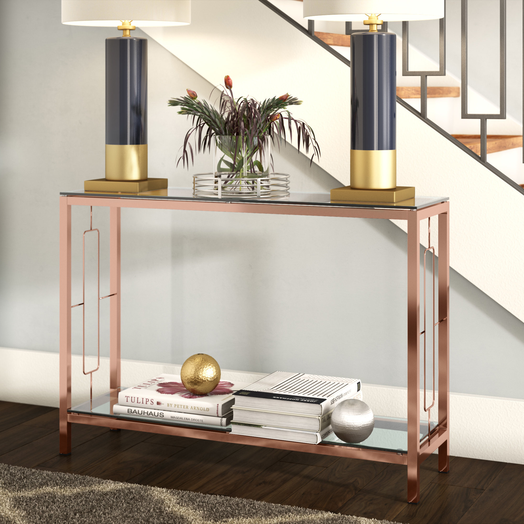 Willa Arlo Interiors Manny 2 Tier Console Table Reviews Wayfair Ca