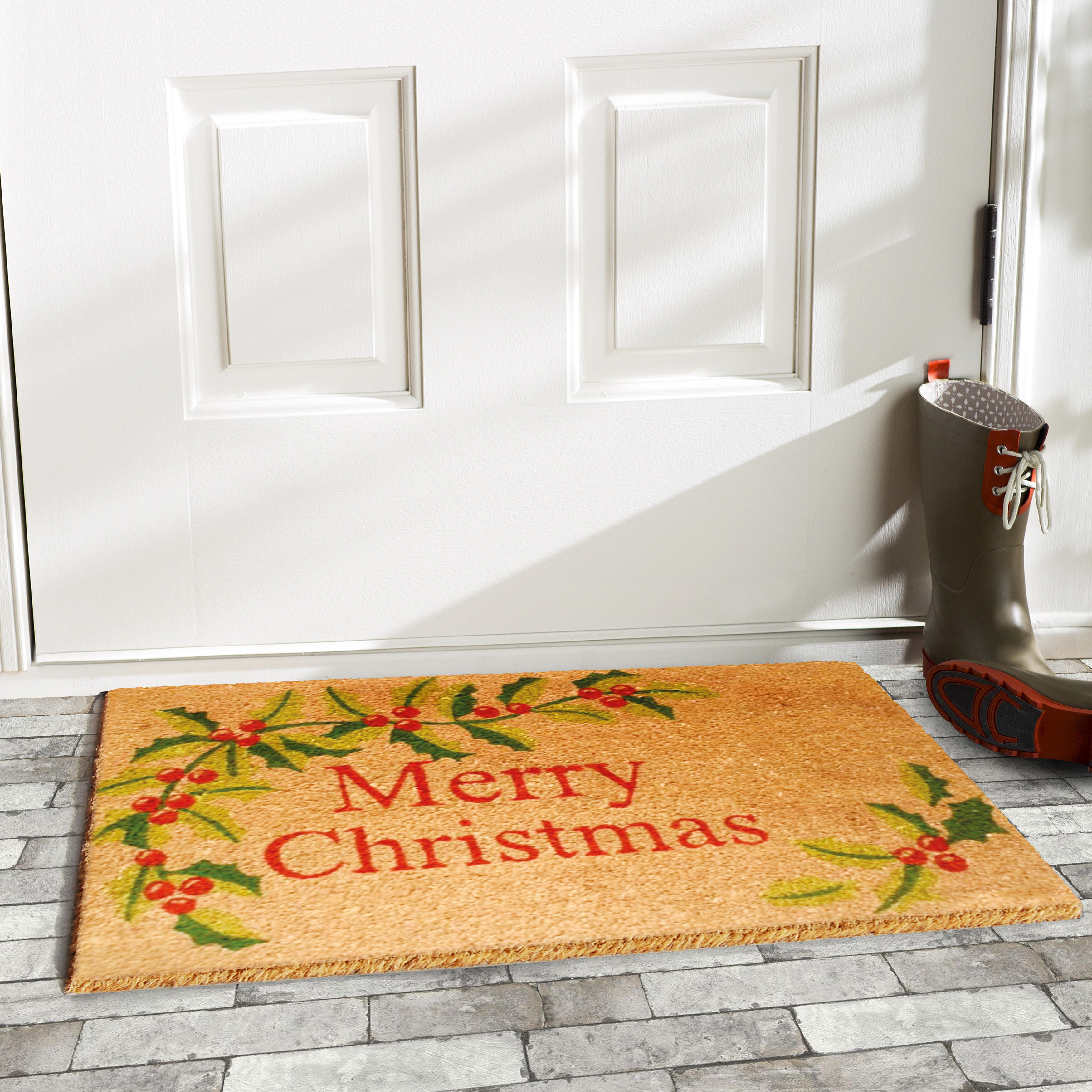 Rugs Carpets Door Mats Floor Mats Merry Christmas Welcome