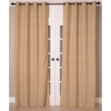 Faux Raw Silk Curtains Wayfair