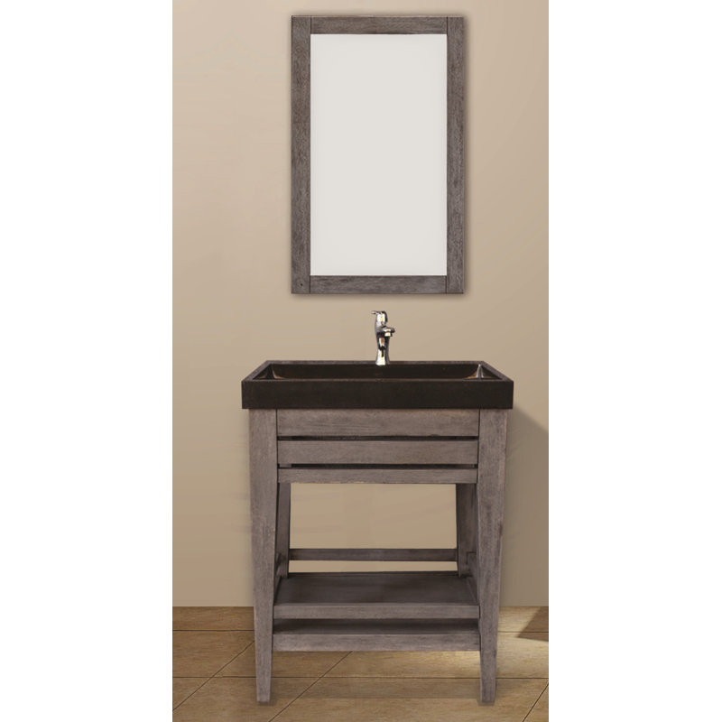 Union Rustic Madalyn 25 Single Bathroom Vanity Set With Mirror Wayfair
