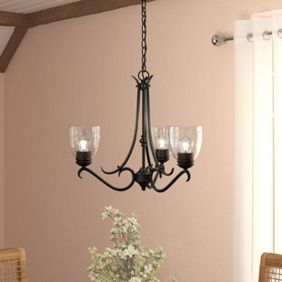 Go to store & view more images Sheila 3-Light Shaded Chandelier by Laurel Foundry Modern Farmhouse