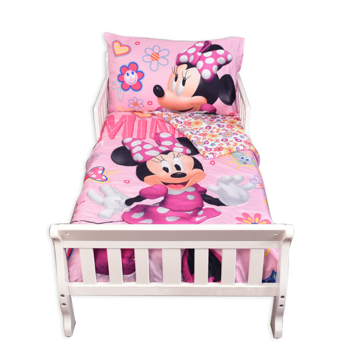 Disney Minnie Mouse 3 Piece Toddler Bedding Set Reviews Wayfair Ca