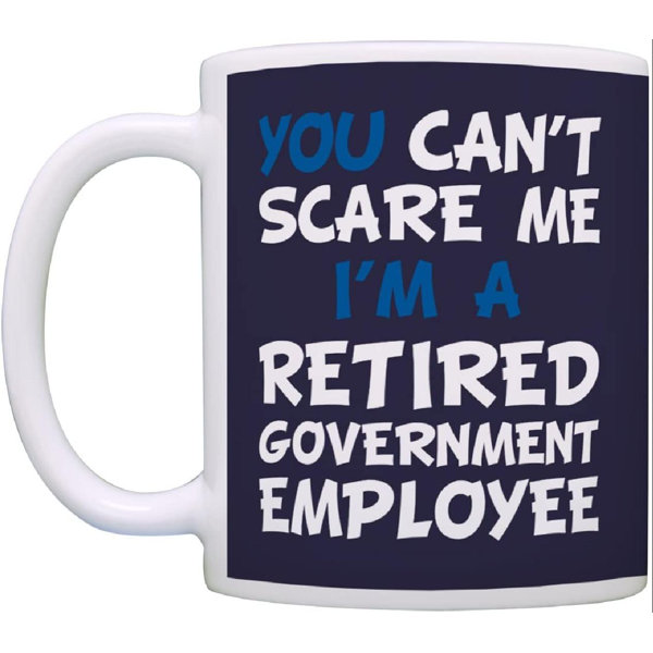 Please remind my wife I'm retired Black Ceramic Mug Retirement gift for men 