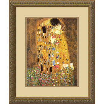 Amanti Art 'The Kiss (Le Baiser/Il Baccio)' by Gustav Klimt Picture Frame  Print | Wayfair.ca