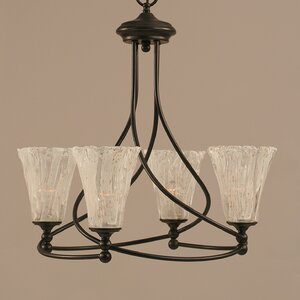 Capri 4-Light Shaded Chandelier