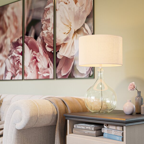 sage green floor lamp