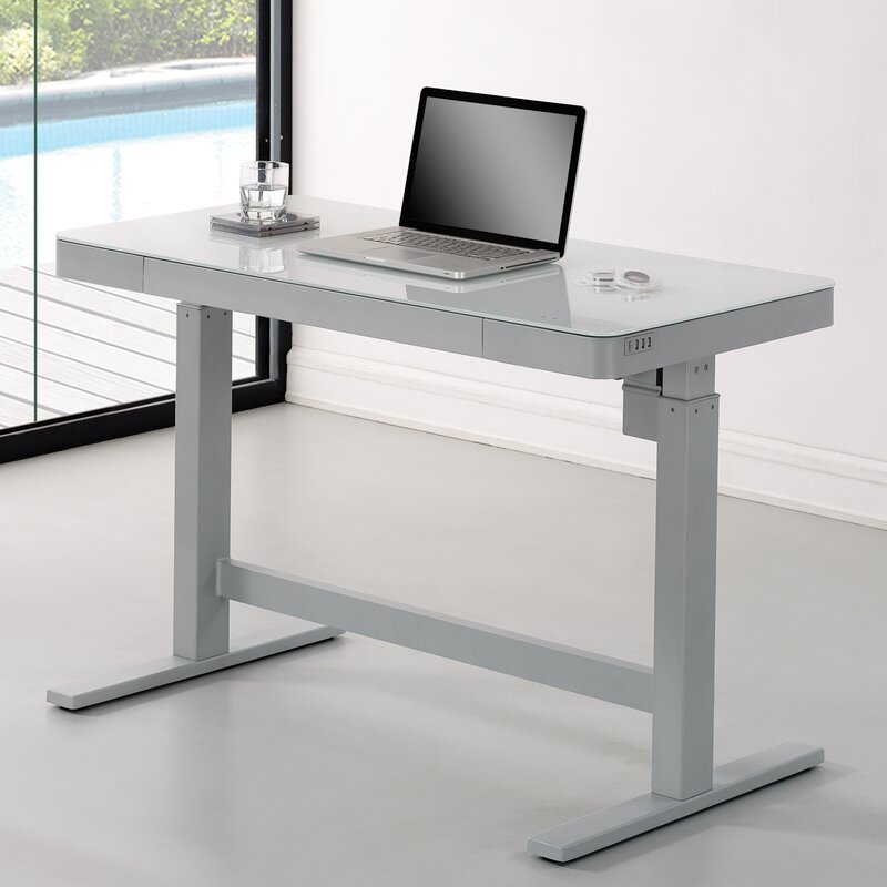 ergonomic Best Rated Adjustable Standing Desks with Dual Monitor