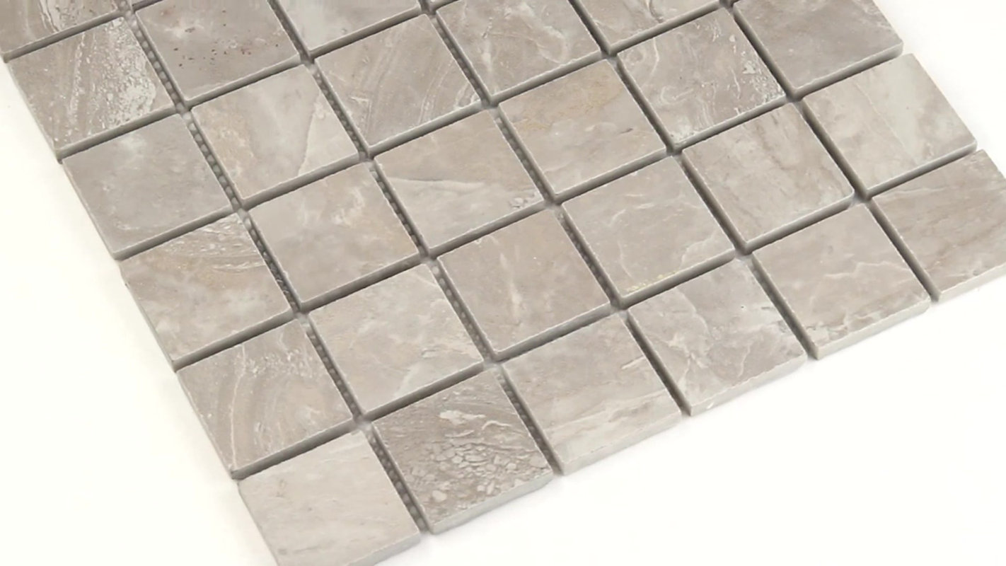 Msi Onyx 2 X Porcelain Mosaic Tile In Grigio Reviews Wayfair Onyx 2 X Porcelain Mosaic Tile