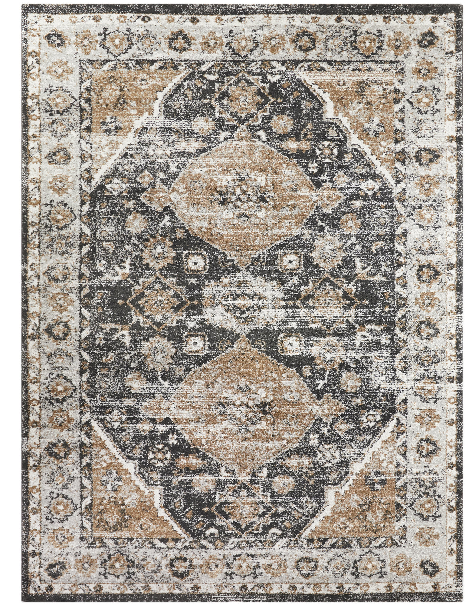Bungalow Rose Shaftesbury Oriental Burnt Orange Black Area Rug Shaftesbury Oriental Burnt Orange Black