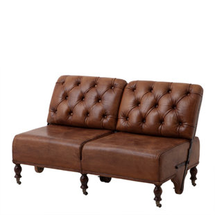 Go to store & view more images Eichholtz Tete Leather Reclining Loveseat