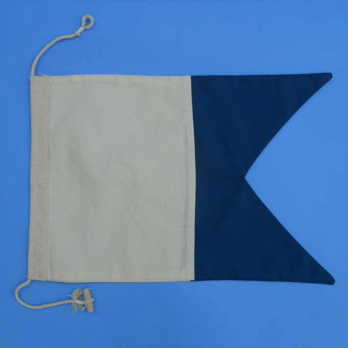 Breakwater Bay Letter A Cloth Nautical Alphabet Flag Wall Décor