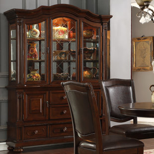 Go to store & view more images Grundy Lighted China Cabinet by Three Posts